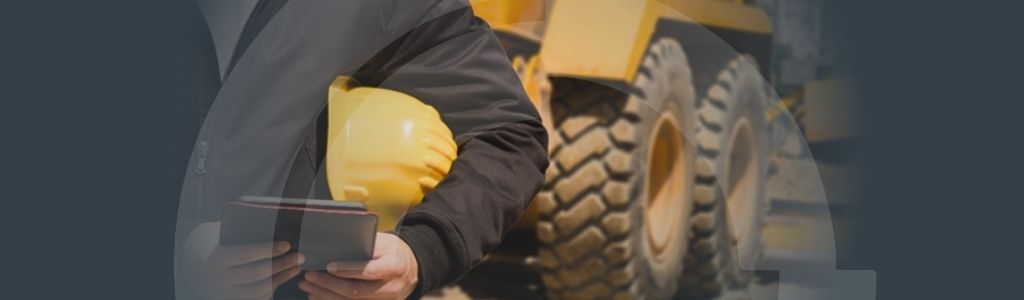 Mobile equipment legislation update banner Banner for the 'Mobile equipment legislation update' article with a background image of an excavator