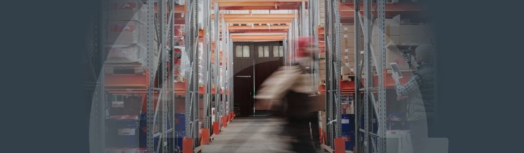 Banner for the 'MSAP - Saving costs and downtime MROIO' article with a background image of a team member overlooking inventory in a storehouse.