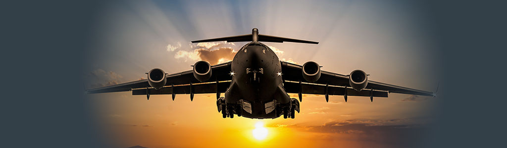 ERP-Defence-Australia Blog banner of a defence plane taking off