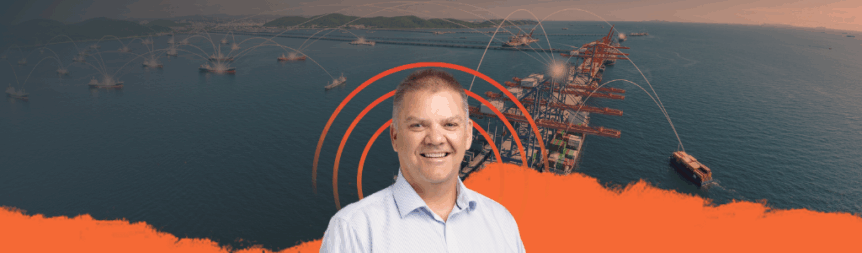 A picture of Craig Lefoe on a digital background