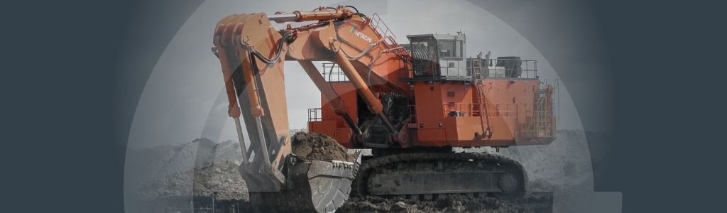 Banner for the '...Understanding of your asset challenges' with a background image of an excavator