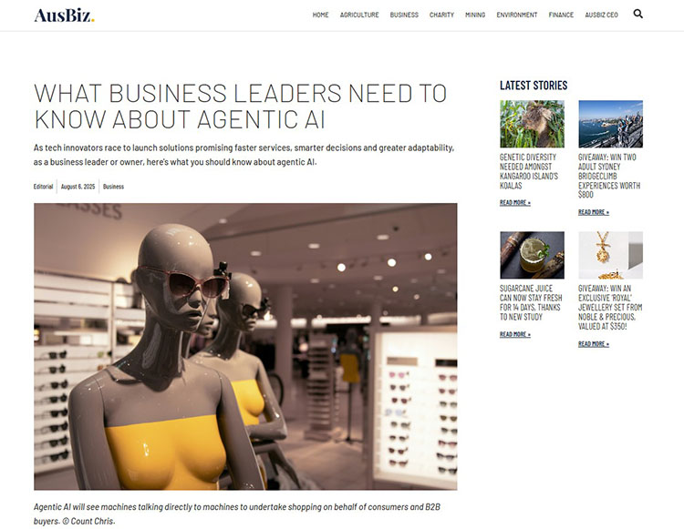 Anthony Cipolla featured in AusBiz article