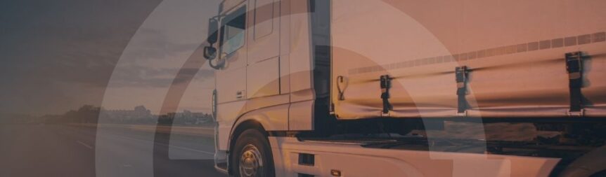 A picture of a Shipping Truck background