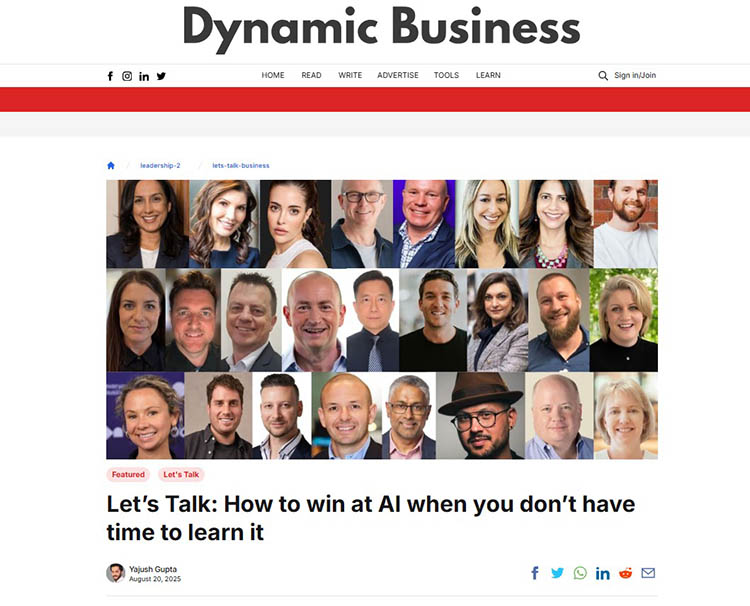 Anthony Cipolla featured in Dynamic Business article
