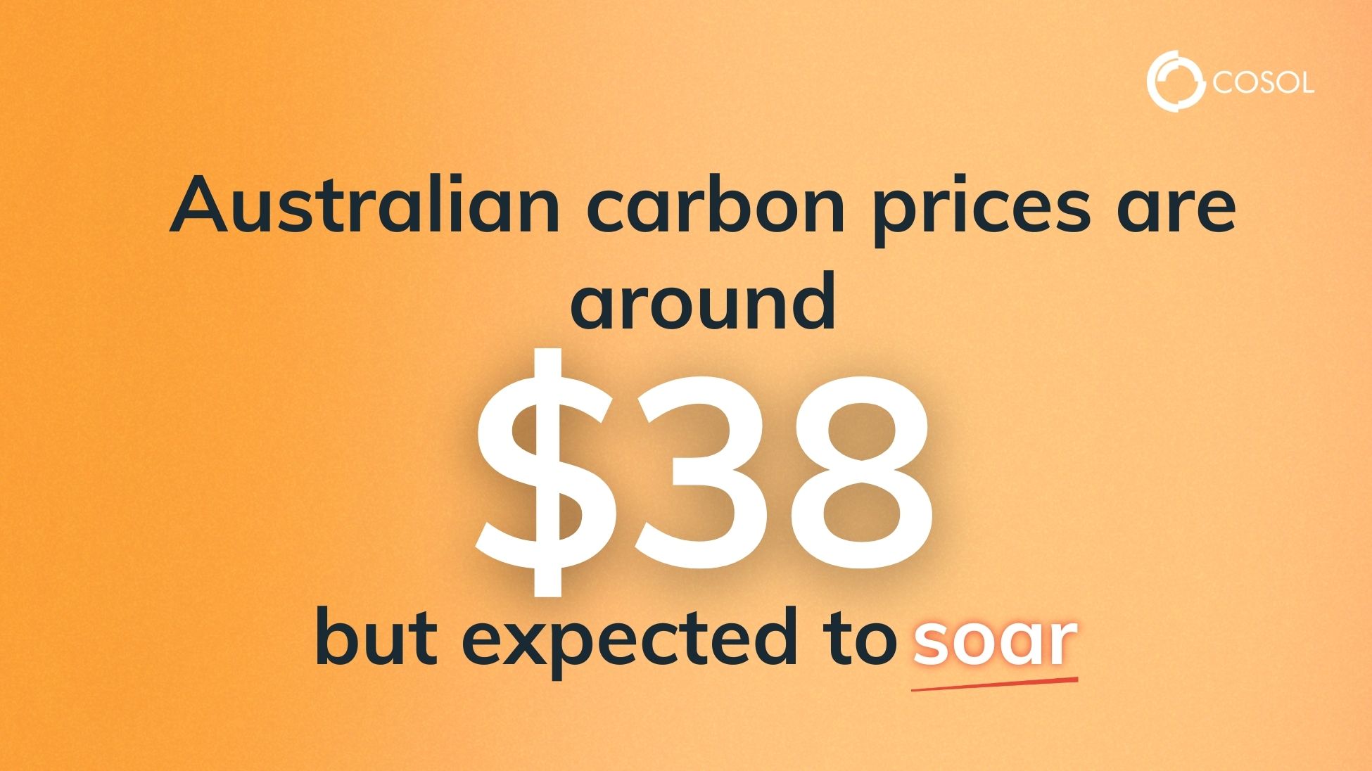 Australian carbon prices are around $38 but expected to soar